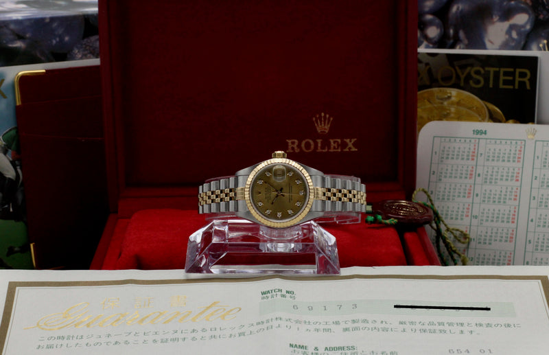 Rolex Lady-Datejust 69173G - 1994 - Rolex horloge - Rolex kopen - Rolex dames horloge - Trophies Watches