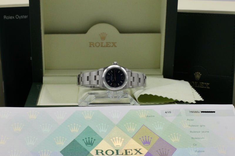 Rolex Oyster Perpetual 76080 - 2006 - Rolex horloge - Rolex kopen - Rolex dames horloge - Trophies Watches