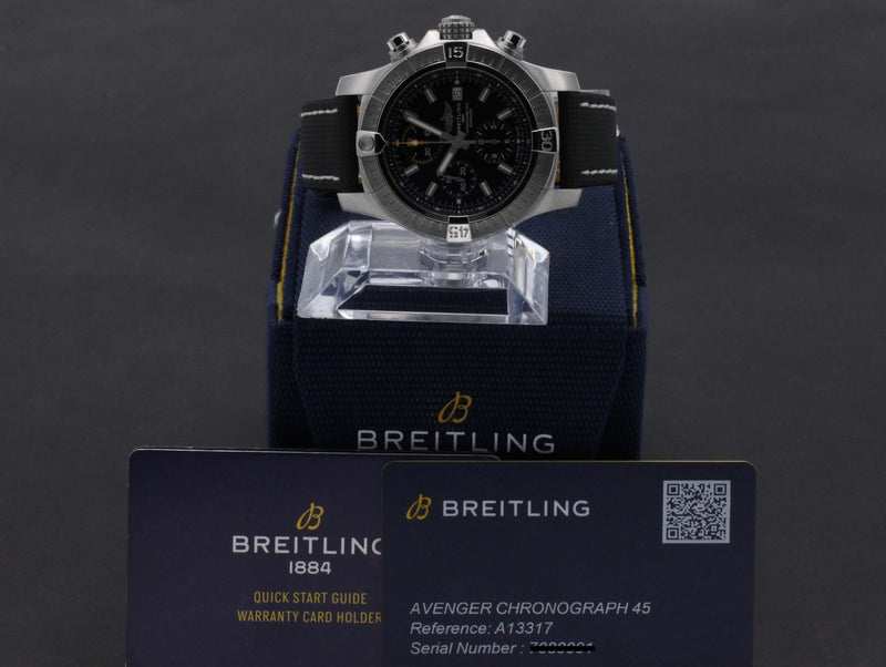 Breitling Avenger A13317, Box & Papers, 2022