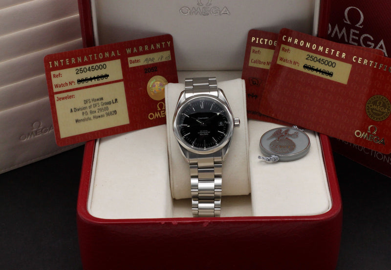 Omega Seamaster Aqua Terra Co-axial 2504.50.00 - 2003 - Omega horloge - Omega kopen - Omega heren horloge - Trophies Watches