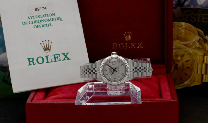 Rolex Oyster Perpetual Lady Datejust 69174G - 1998 - Rolex horloge - Rolex kopen - Rolex dames horloge - Trophies Watches