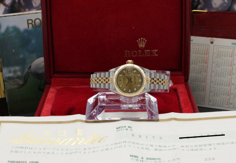 Rolex Lady-Datejust 69173G - 1994 - Rolex horloge - Rolex kopen - Rolex dames horloge - Trophies Watches