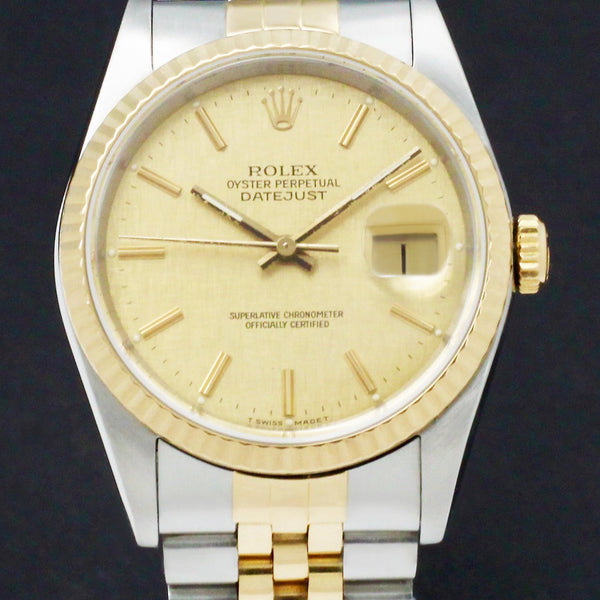 Rolex Datejust 16233 - 1989 - Rolex horloge - Rolex kopen - Rolex heren horloge - Trophies Watches