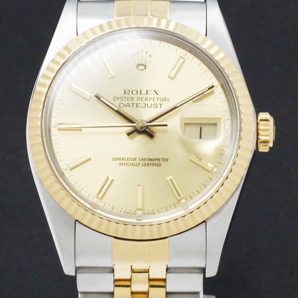 Rolex Datejust 16013 - 1987 - Rolex horloge - Rolex kopen - Rolex heren horloge - Trophies Watches