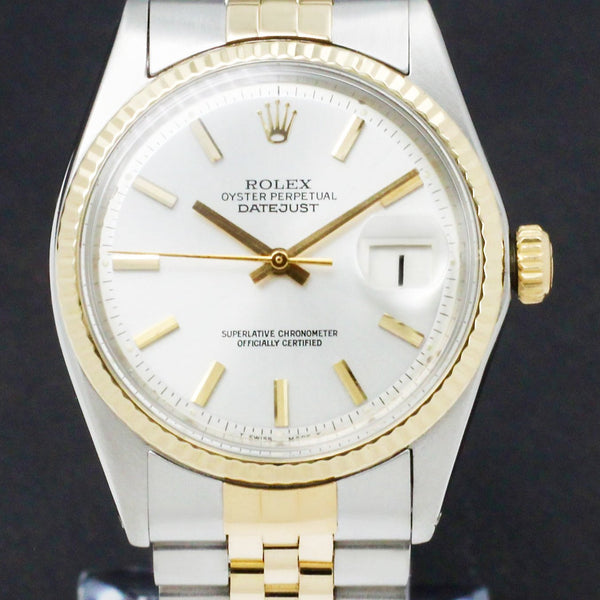 Rolex Datejust 1601 - 1974 - goud/staal - two/tone - Rolex horloge - Rolex kopen - Rolex heren horloge - Trophies Watches