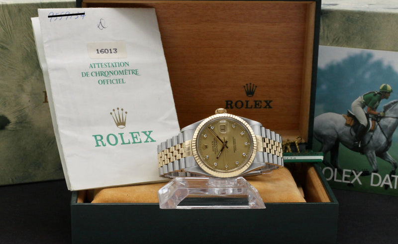 Rolex Datejust 16013G - 1987 - Rolex horloge - Rolex kopen - Rolex heren horloge - Trophies Watches