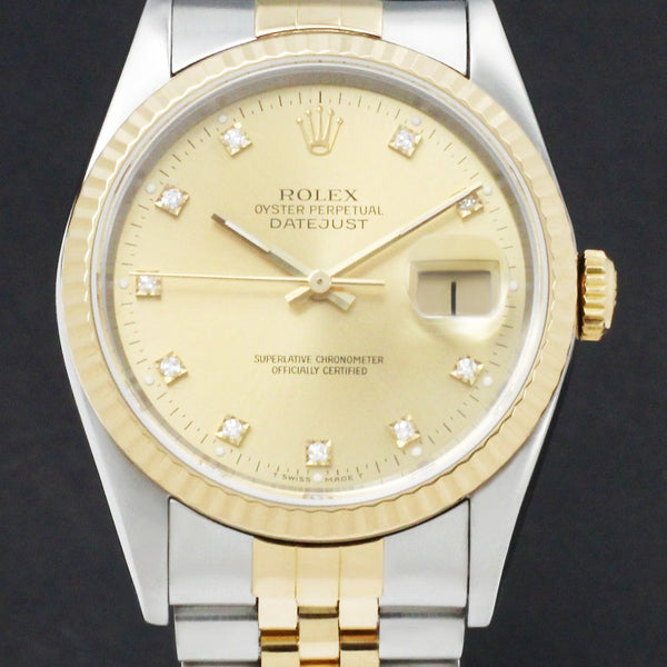 Rolex Datejust 16233G - 1994 - Rolex horloge - Rolex kopen - Rolex heren horloge - Trophies Watches