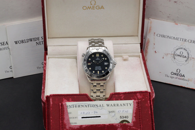 Omega Seamaster Diver 300 M 2532.80.00 - 1997 - Omega horloge - Omega kopen - Omega heren horloge - Trophies Watches