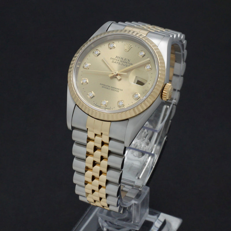 Rolex Datejust 16233G - 1995 - Rolex horloge - Rolex kopen - Rolex heren horloge - Trophies Watches