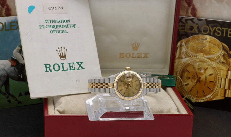 Rolex Lady-Datejust 69173 - 1999 - Rolex horloge - Rolex kopen - Rolex dames horloge - Trophies Watches