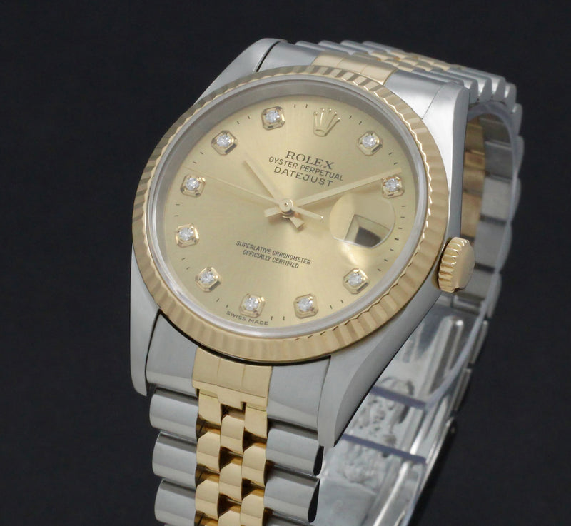 Rolex Datejust 16233G - 2000 - Rolex horloge - Rolex kopen - Rolex heren horloge - Trophies Watches