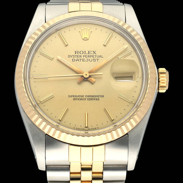 Rolex Datejust 16013 - 1987 - Rolex horloge - Rolex kopen - Rolex heren horloge - Trophies Watches