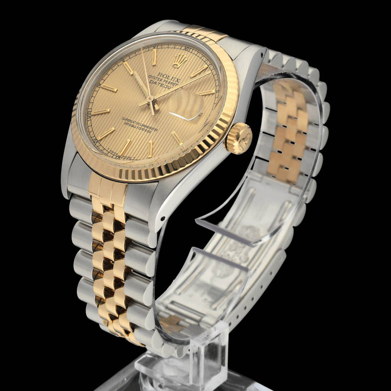 Rolex Datejust 16013 Tapestry - 1987 - Rolex horloge - Rolex kopen - Rolex heren horloge - Trophies Watches