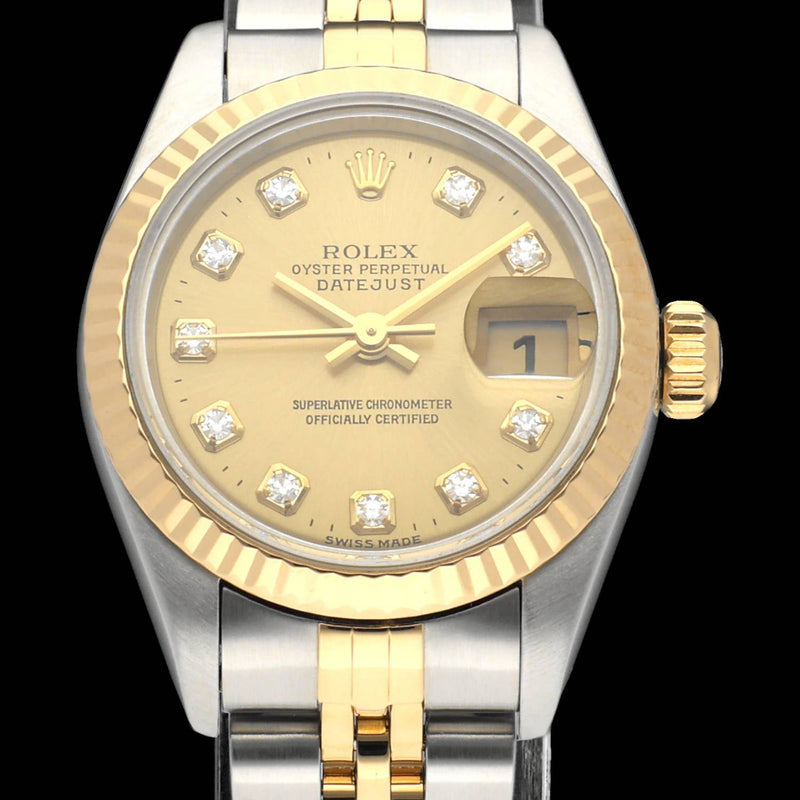 Rolex Lady-Datejust 69173G, Box & Papers, 1999