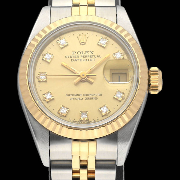 Rolex Lady-Datejust 69173 - 1991 - Rolex horloge - Rolex kopen - Rolex dames horloge - Trophies Watches