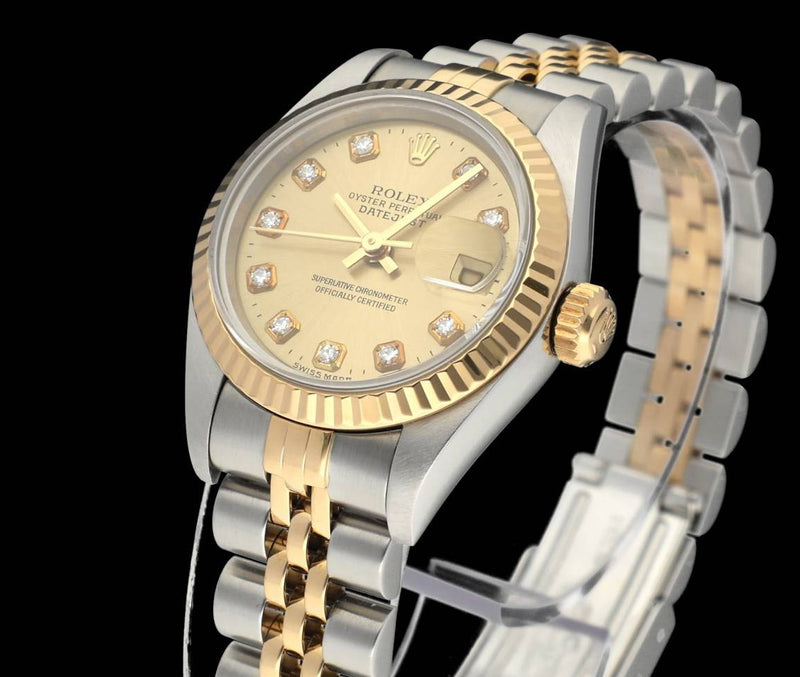 Rolex Lady-Datejust 69173G - 1998 - Rolex horloge - Rolex kopen - Rolex dames horloge - Trophies Watches