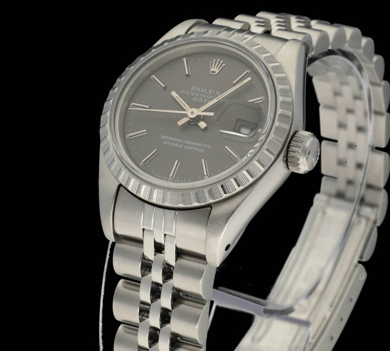 Rolex Oyster Perpetual Lady Date 69240 - 1990 - Rolex horloge - Rolex kopen - Rolex dames horloge - Trophies Watches