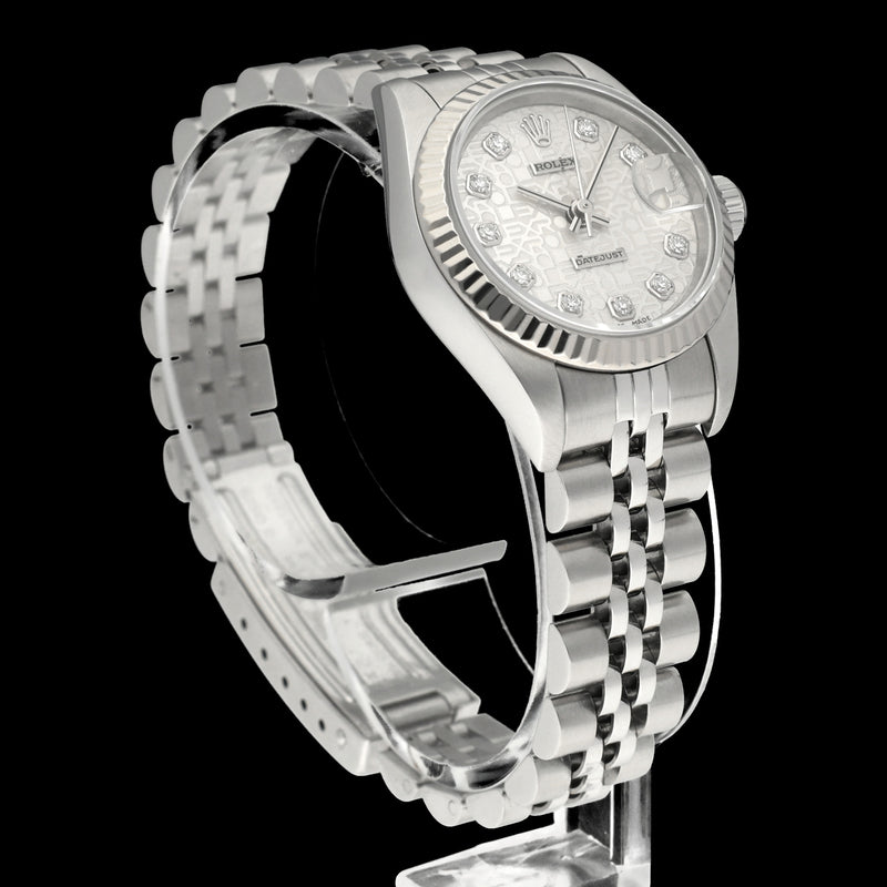 Rolex Oyster Perpetual Lady Datejust 69174G Holicon - 1999 - Rolex horloge - Rolex kopen - Rolex dames horloge - Trophies Watche