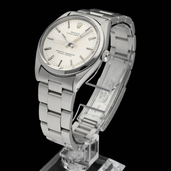 Rolex Oyster Perpetual 34 1002 - 1961 - Rolex horloge - Rolex kopen - Rolex heren horloge - Trophies Watches