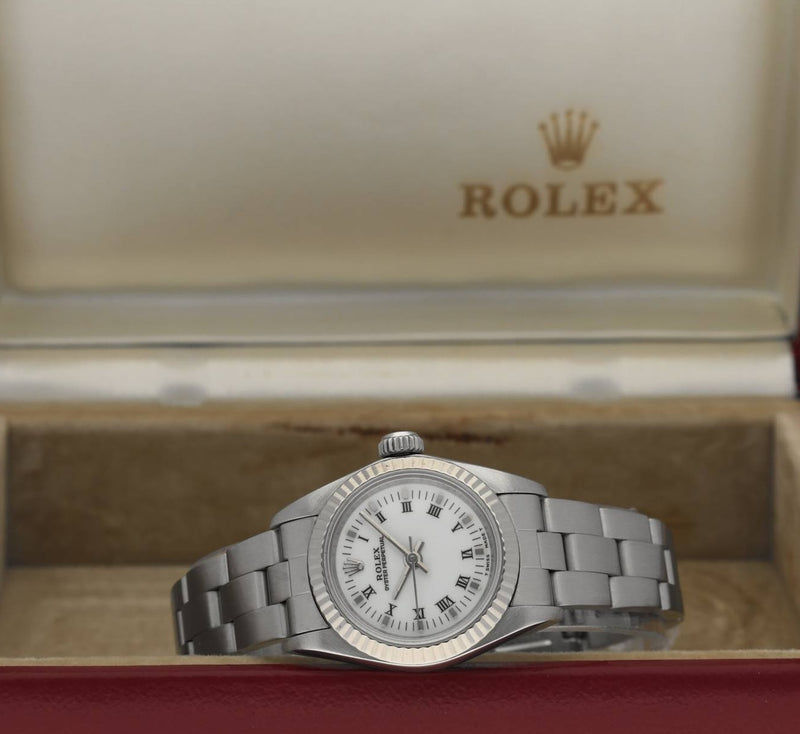 Rolex Oyster Perpetual 67194 - 1996 - Rolex horloge - Rolex kopen - Rolex dames horloge - Trophies Watches