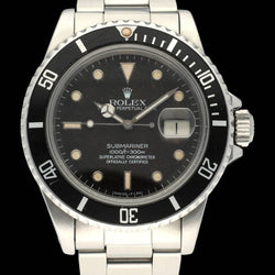 Rolex Submariner 16800 Tropical Dial - 1984 - Rolex horloge - Rolex kopen - Rolex heren horloge - Trophies Watches