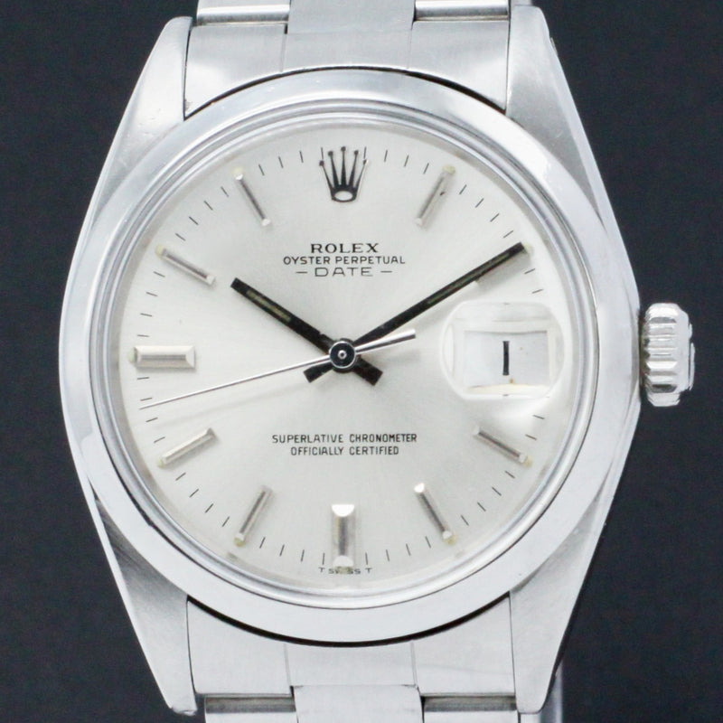 Rolex Oyster Perpetual Date 1500 serviced - 1971 - Rolex horloge - Rolex kopen - Rolex heren horloge - Trophies Watches