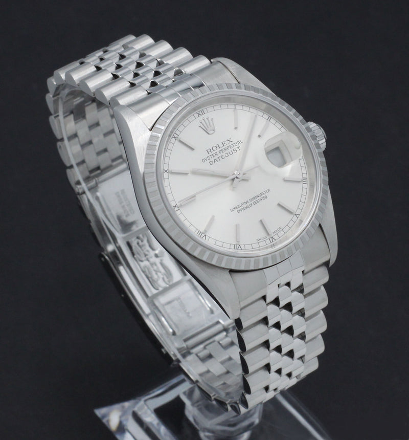 Rolex Datejust 16220 - 2002 - Rolex horloge - Rolex kopen - Rolex heren horloge - Trophies Watches