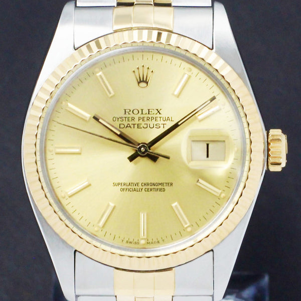 Rolex Datejust 16013 - 1986 - Rolex horloge - Rolex kopen - Rolex heren horloge - Trophies Watches