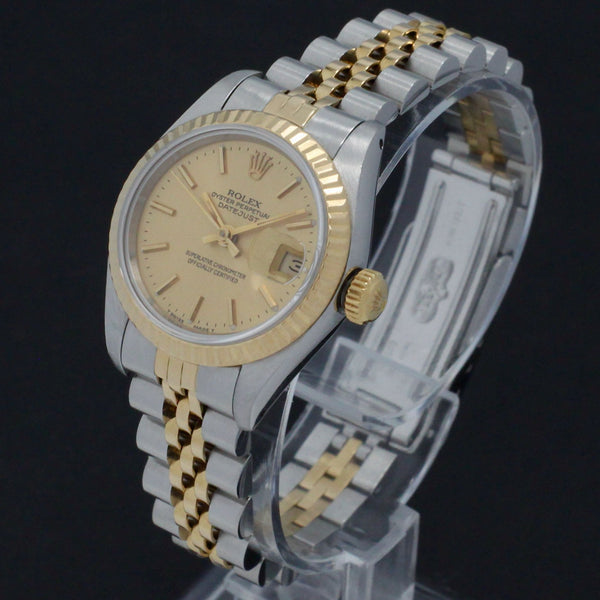 Rolex Lady-Datejust 69173 - 1990 - Rolex horloge - Rolex kopen - Rolex dames horloge - Trophies Watches