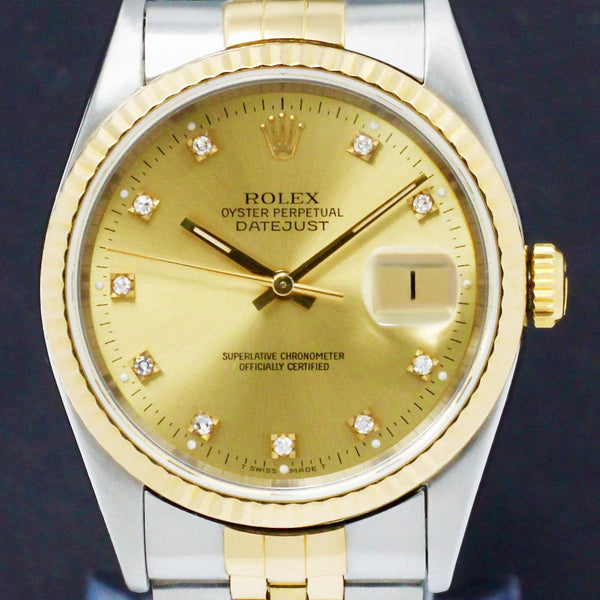 Rolex Datejust 16233G - 1993 - Rolex horloge - Rolex kopen - Rolex heren horloge - Trophies Watches