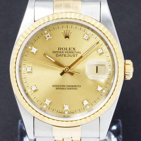 Rolex Datejust 16233G - 1995 - Rolex horloge - Rolex kopen - Rolex heren horloge - Trophies Watches